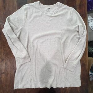 Sonoma Off-White Waffle Knit Top